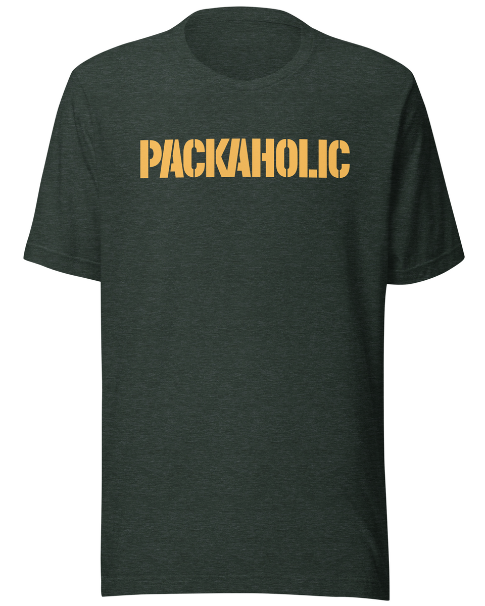 Green Bay Packers Packaholic TShirt WiscoBall Sports Co