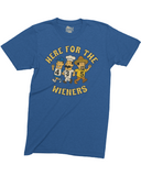 Here for the Wieners Men's (Unisex) Blended T-shirt