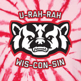 Wiscoball U-RAH-RAH WI Tie Dye T-Shirt